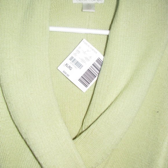 Casual Corner Ribbed Knit Sweater NWT Sz XL - Picture 3 of 4